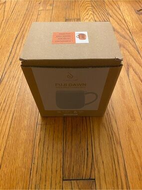 Ideus 16 oz Insulated Coffee Mug, Orange Tiger, New